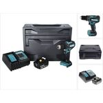 Makita DHP485SF1X Akku Schlagbohrschrauber 18 V 50 Nm Brushless + 1x Akku 3,0 Ah + Ladegerät + Makbox