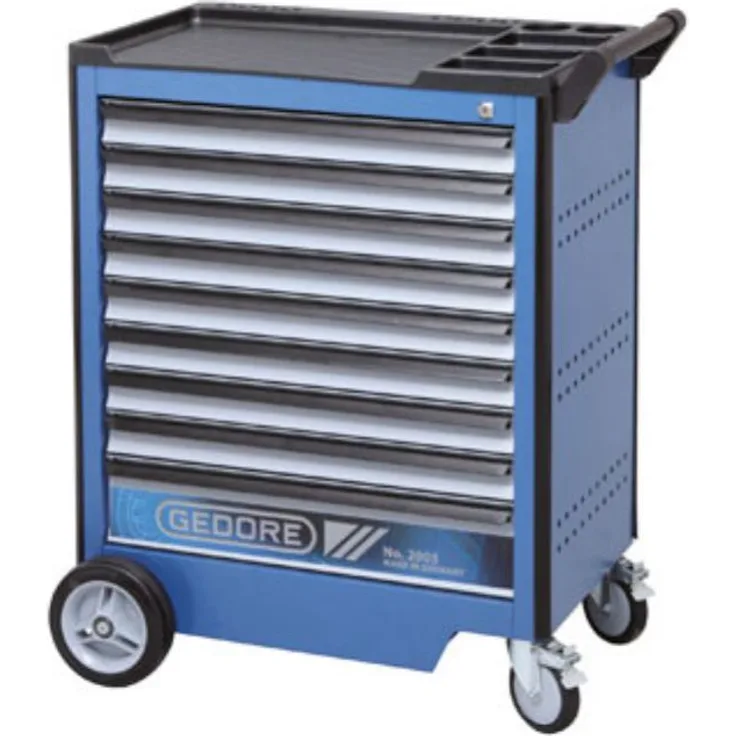 GEDORE 2005 0810 Werkzeugwagen mit 9 Schubladen