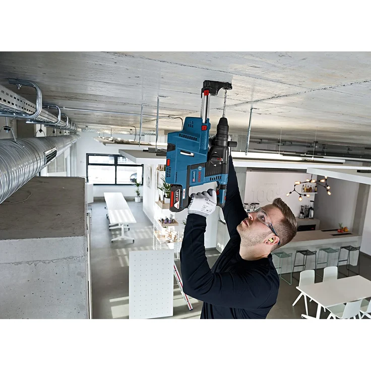 Bosch Professional 18V System Akku Staubabsaugung GDE 18V-26 D (kompatibel mit Bosch Professional Bohrhämmern wie GBH 2-26-28 (F-L) und GBH 18V-26 D) – Bild 2