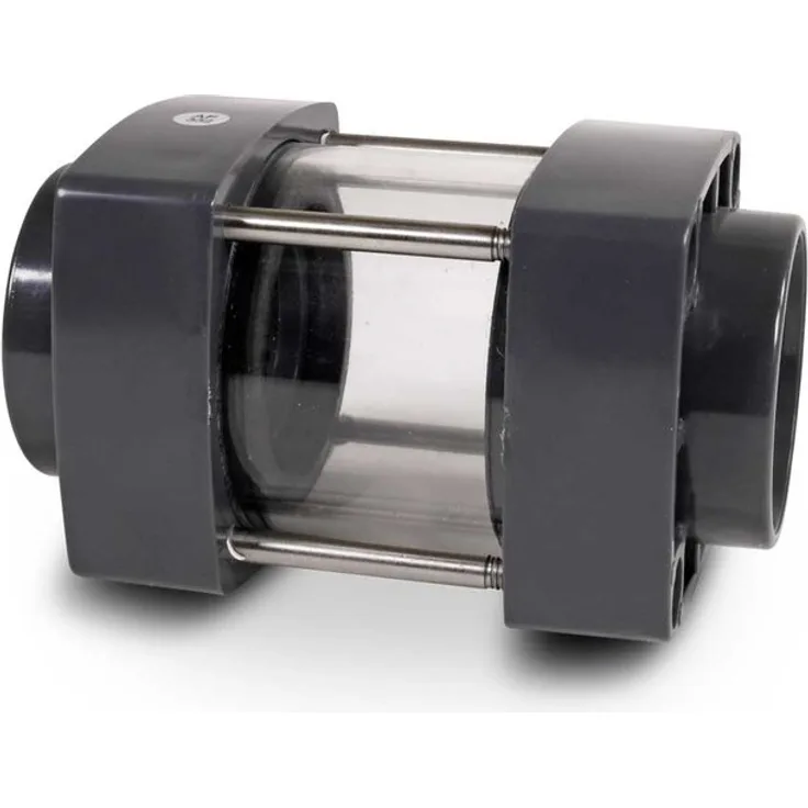 mega PVC Schauglas 63mm Klebemuffe