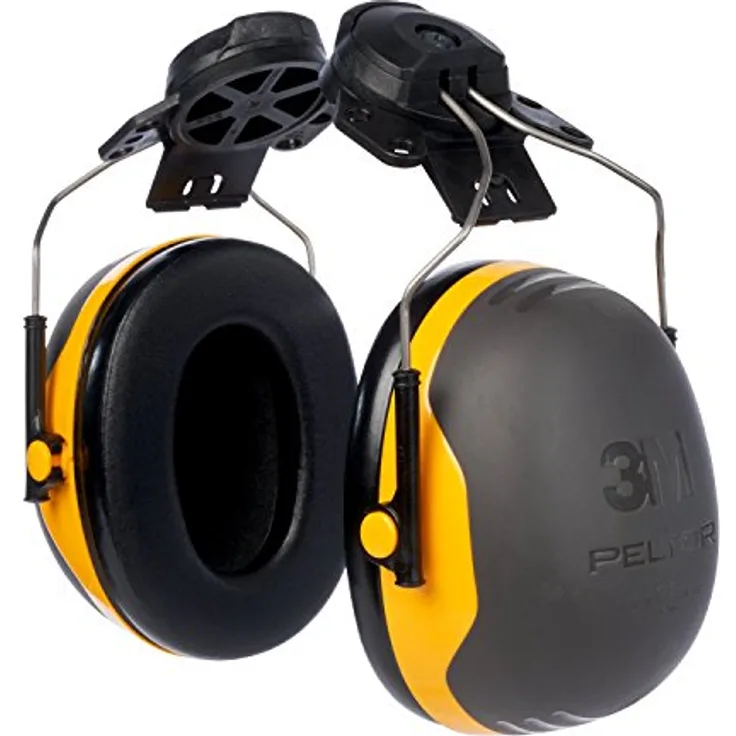 3M Kapselgehörschutz X2P3E, Helmbefestigung, SNR = 30 dB, schwarz-gelb
