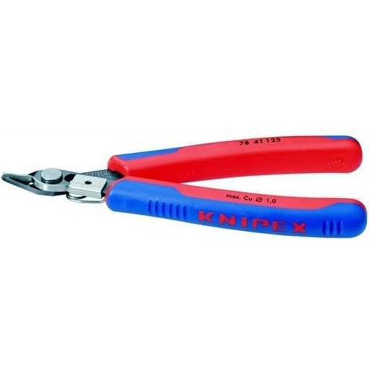 KNIPEX 78 41 125 Electronic Super Knips mit Mehrkomponenten-Hüllen brüniert 125 mm – Bild 1