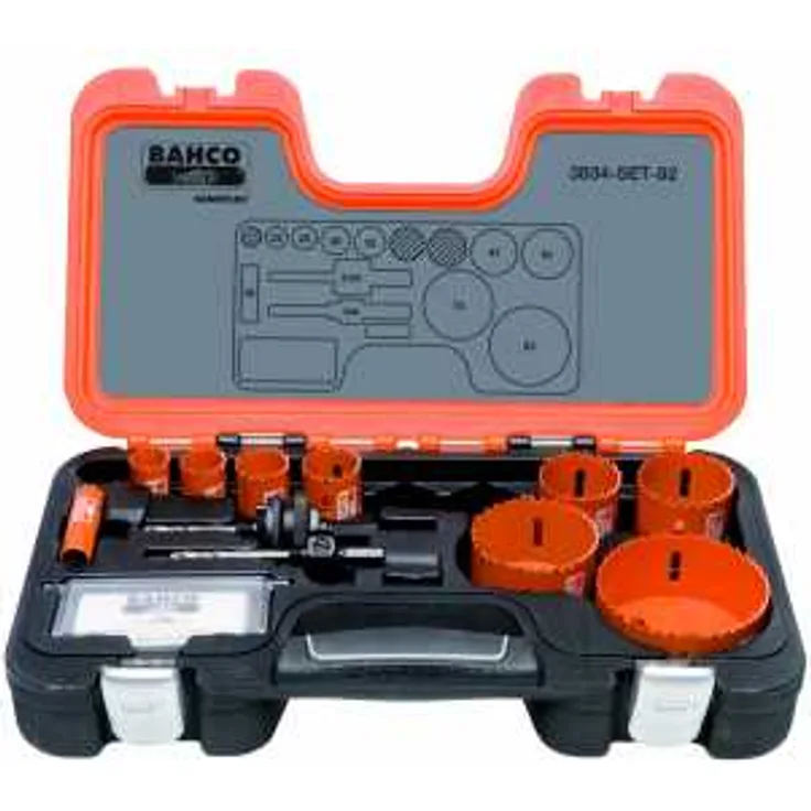 Bahco 3834-SET-92 BH3834-SET-92 Lochsägen-Satz Sandflex 16-83mm 11-teilig