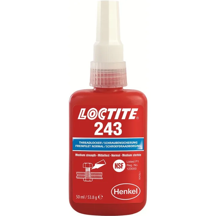 LOCTITE 243 - Schraubensicherung mittelfest, 50-ml.-Flasche
