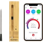 MEATER Plus das ultimative kabellose smarte Fleischthermometer mit 50m Reichweite für Ofen, Grill, Pfanne und Rotisserie, perfekter Fleischgenuss via App