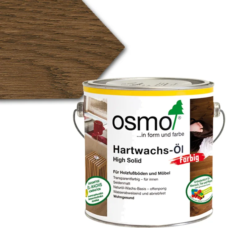 OSMO Hartwachs-Öl 3075 Schwarz 2,5L