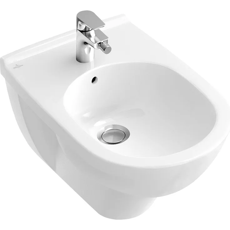 Villeroy & Boch Wand-Bidet O.NOVO 360 x 560 mm, mit Überlauf weiß