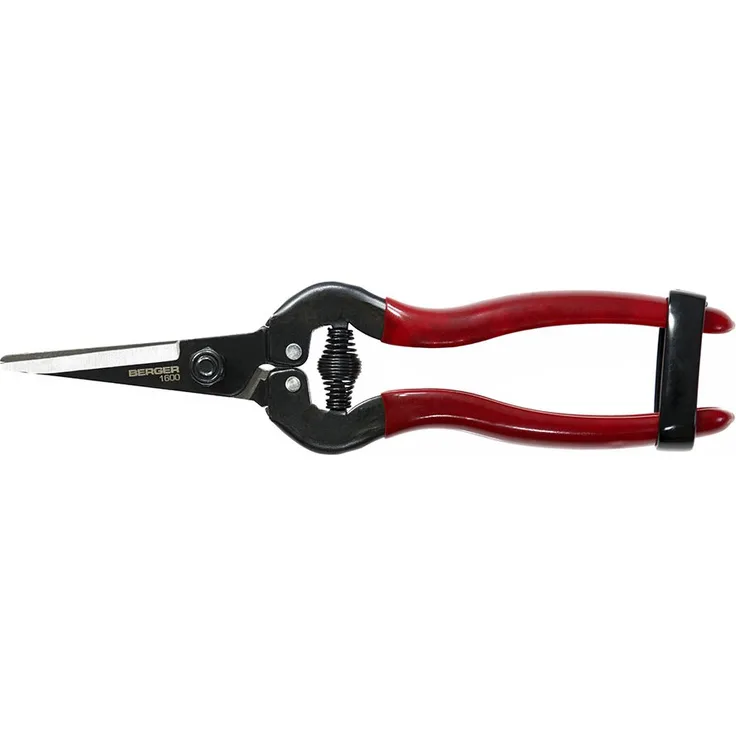 Berger Traubenschere 1600 aus Qualitätsstahl für Weinreben und Obst mittelgroß
