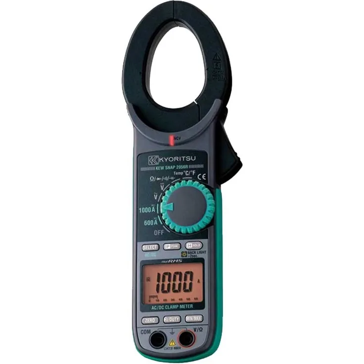 Kyoritsu KEW-2056R Stromzange digital CAT IV 600 V Anzeige Counts: 6039 KEW-2056R