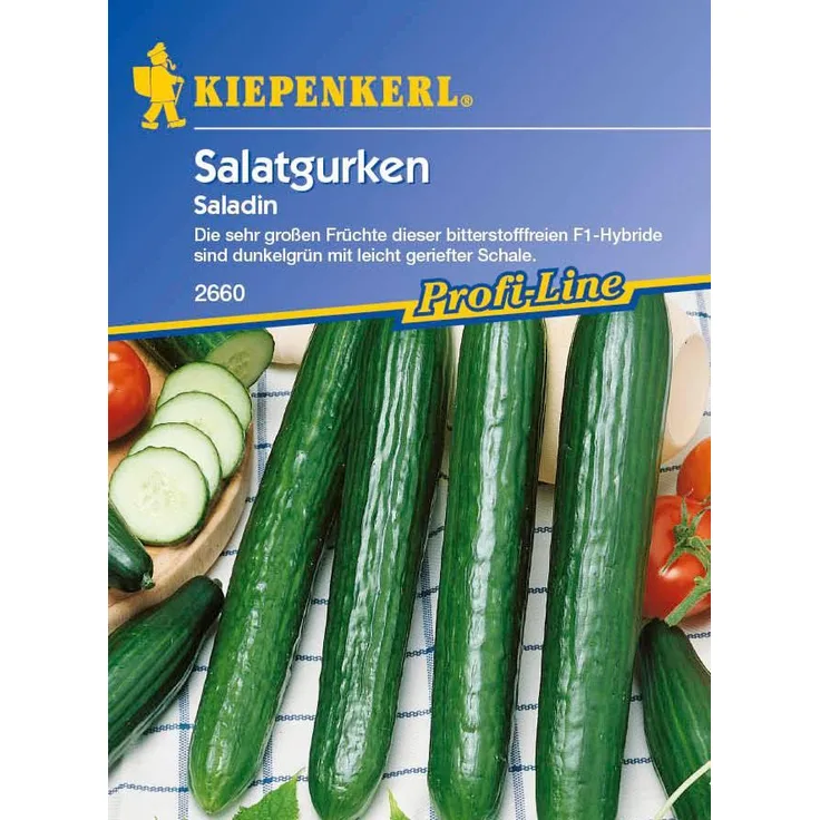 Kiepenkerl Salatgurken Gewächshaus Schlangengurke Saladin