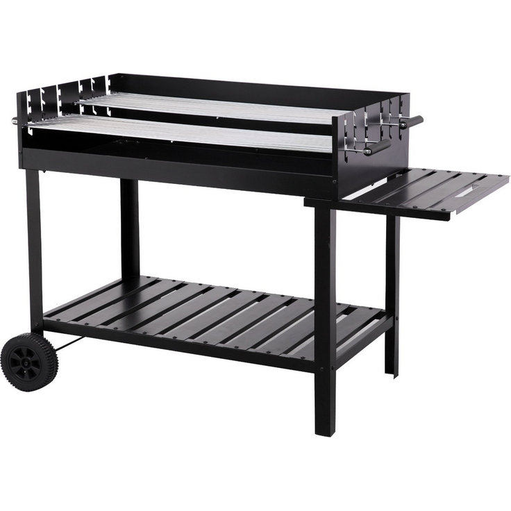 Tepro Holzkohlengrill Atlanta, Schwarz – Bild 1