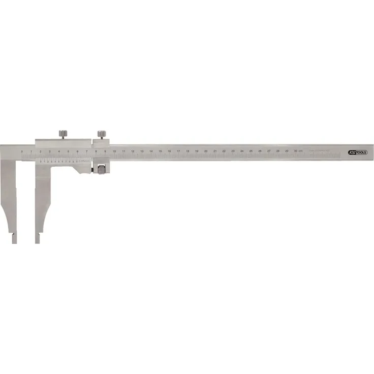 KS Tools 300.0541 Werkstatt-Messschieber ohne Spitzen, 0-200mm