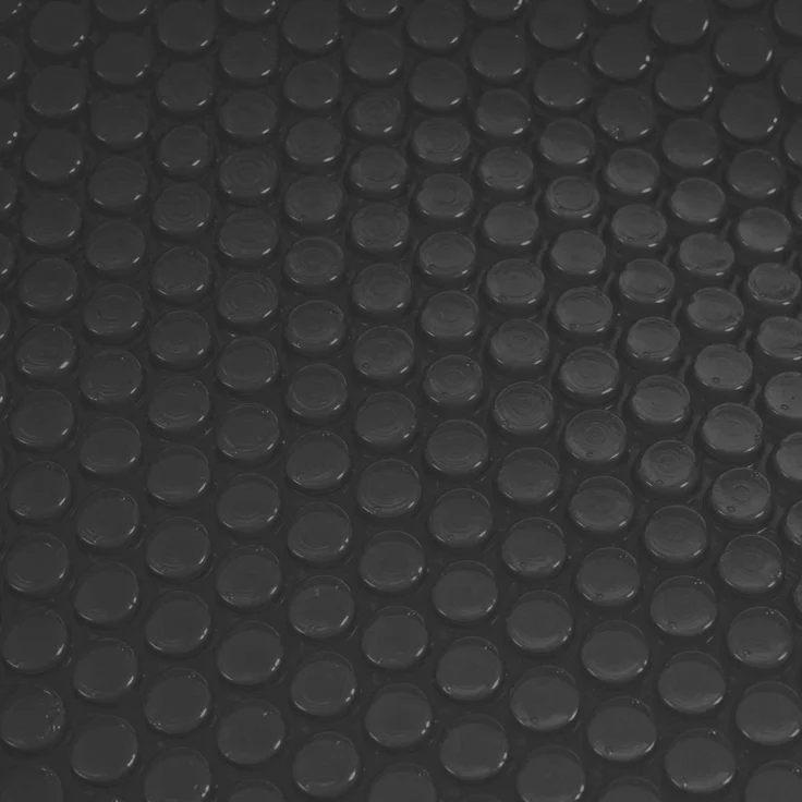Mendler Pool-Abdeckung Wärmeplane Abdeckplane Solarplane Solarabdeckung, Stärke: 400 µm rund 4,57m schwarz – Bild 1