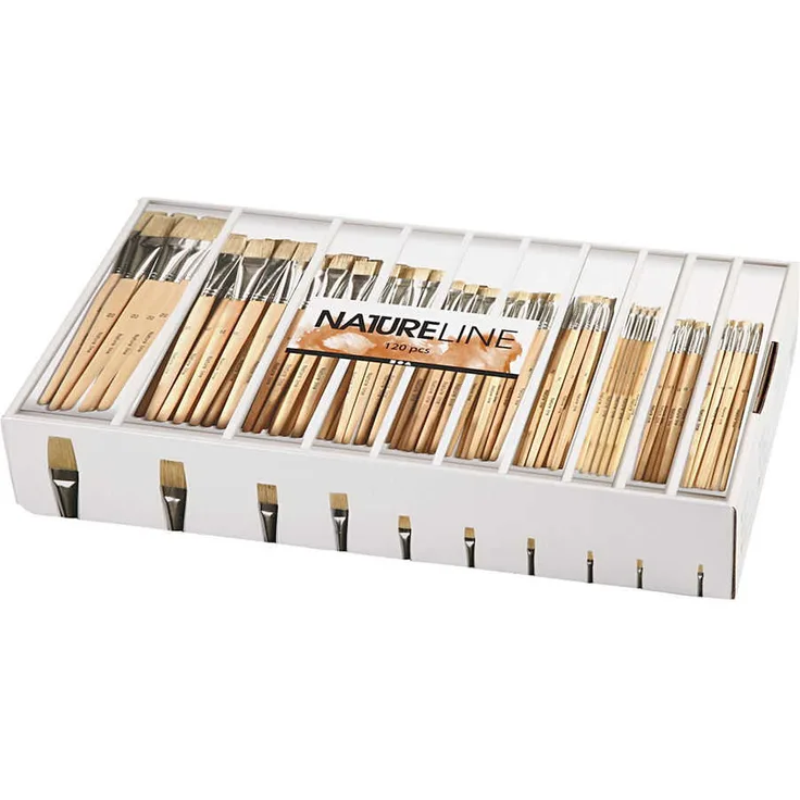 Creativ Company 10648 Teller 120Stück (E)-Pinsel Lackieren von Typ allgemein