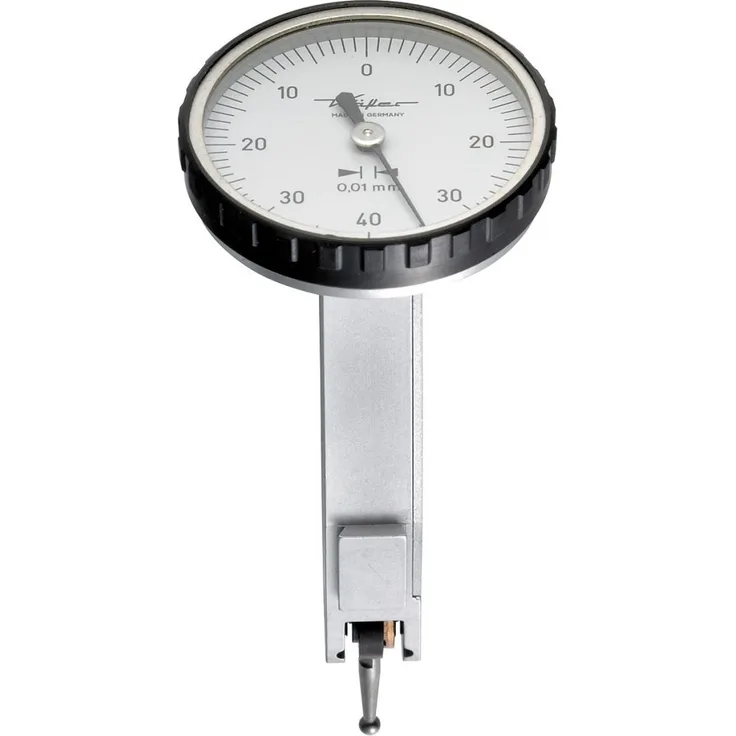Käfer Fühlhebelmessgerät 0,01mm / 0,8mm / 32mm / Form C / DIN 2270, Messtaster 12,8 mm 30027 (30027)