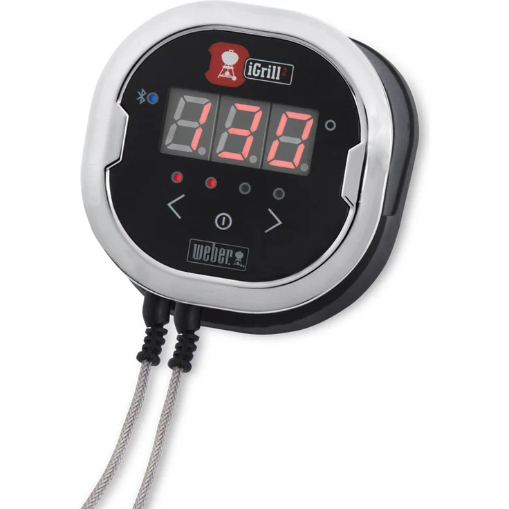 Weber 7221 iGrill 2 Bluetooth Grill-Thermometer, bis 380 øC, 2 Temperaturfhler – Bild 1