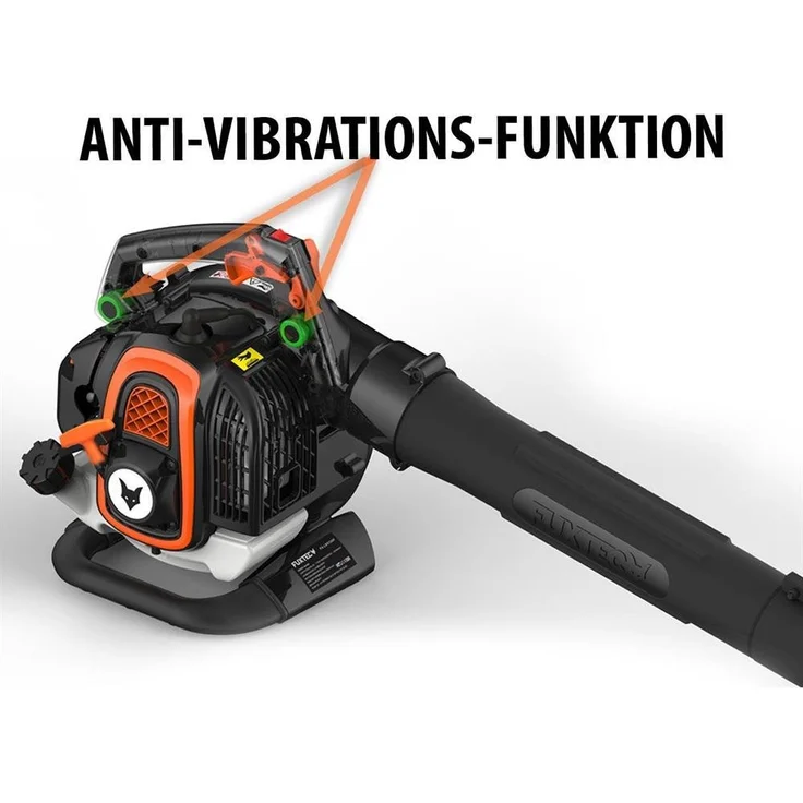 FUXTEC FX-LBS126P 3in1 Profi Laubsauger Laubbläser Laubhäcksler, mit 60L Laubfangsack, Anti-Vibrations-Funktion Häckselfunktion 750 Watt 108 dB – Bild 6