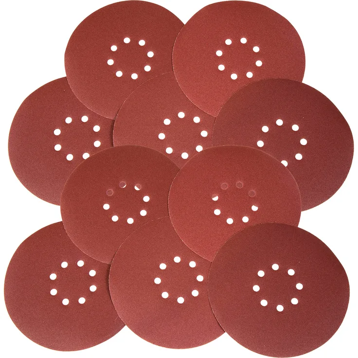 Wen 6369sp80 Trockenbau Sander Haken- und-Loop 22,9 cm Schleifpapier Korn 80 10 Stück