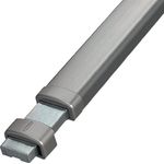 ABUS Panzerriegel PR2700 für Haus- und Wohnungstüren, edelstahl-Look, 49087