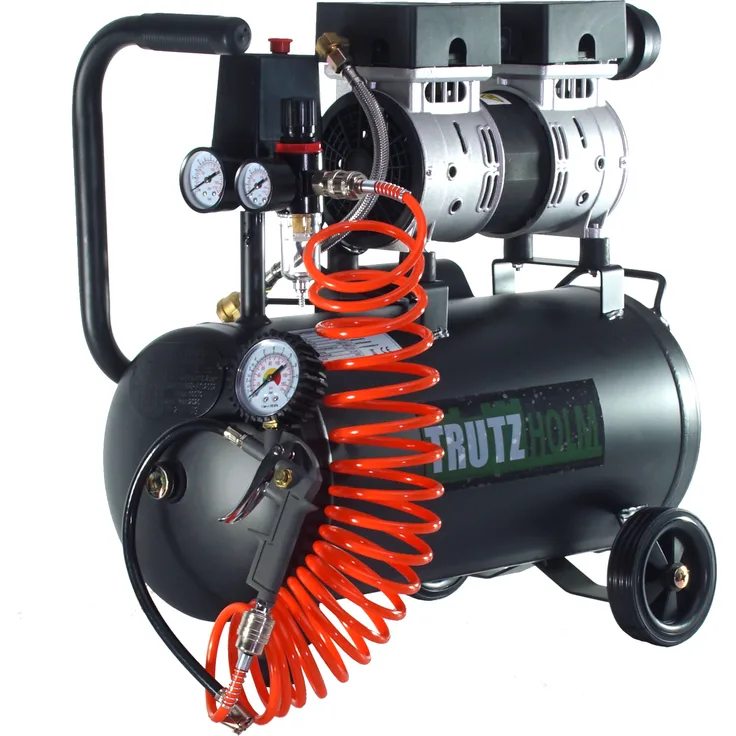 TrutzHolm Silent Flüsterkompressor Set 24L Kompressor 750W TH-fk24l
