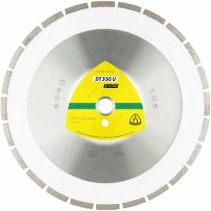 DT 350 U Diamanttrennscheiben, 350 x 3 x 25,4 mm 24 Segmente 40 x 3 x 10 mm, Standardverzahnung