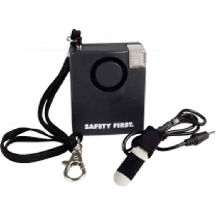 kh security Mobilalarm Schutzalarm mit 3 Funktionen, schwarz, 100101