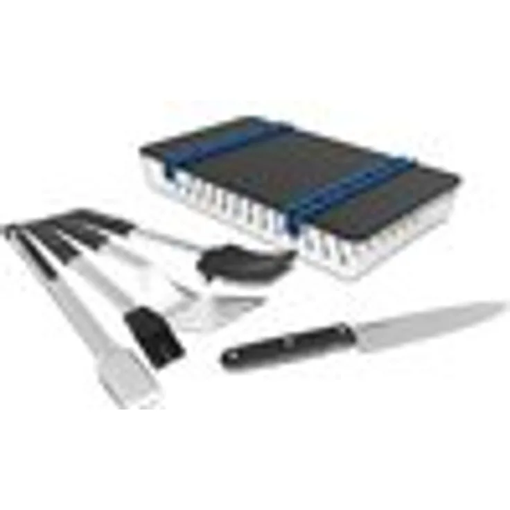 Broil King Grillbesteckset Porta Chef Grillwerkzeug, Edelstahl, 64001