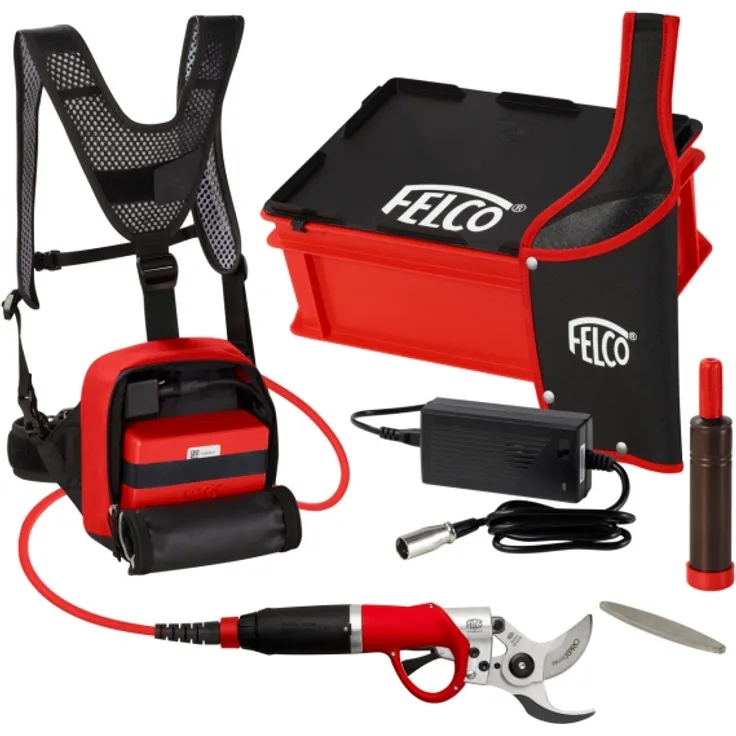 Felco Elektrische Baum-, Rebschere mit Akku+ und Power Pack 822+