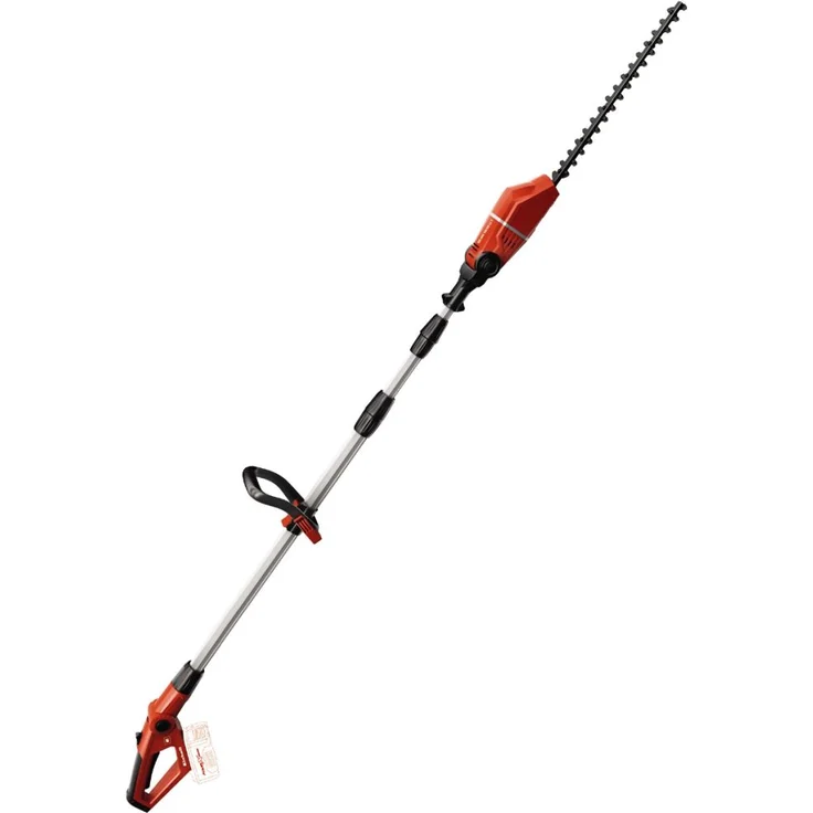 Einhell Akku-Teleskop-Heckenschere GE-HH 18-45 Li T Power X-Change - Solo (Hauptgriff 4-fach & Motorkopf 7-fach neigbar, Messer aus diamantgeschliffenem Stahl, Zusatzhandgriff, inkl. Köcher, ohne Akku und Ladegerät) – Bild 1
