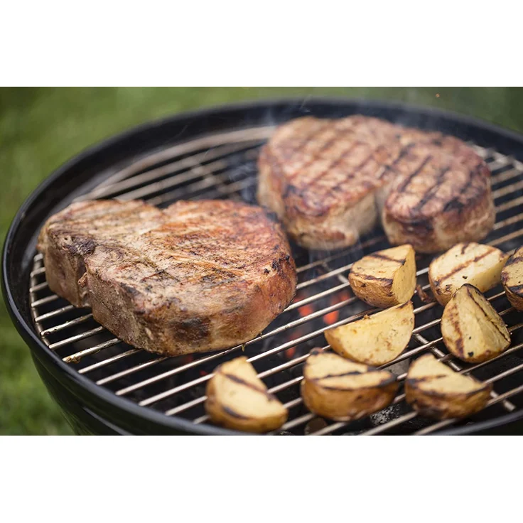 Weber 1111004 Smokey Joe Original, Holzkohlegrill klein, 37 cm, schwarz, für unterwegs, tragbar – Bild 4