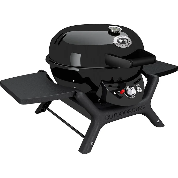 Outdoorchef Kompaktgrill Minichef 420 G Kugelgrill für saftige Steaks ohne Wenden Gasgrill klein für Balkon und Camping Ø 42 cm mit 4.2 kW – Bild 2