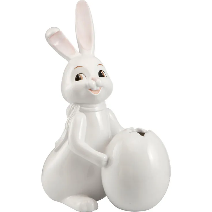 Goebel Figur Snow White - Spring, Hasenfigur, Osterhase, Ostern, Porzellan, Bunt, 66844531