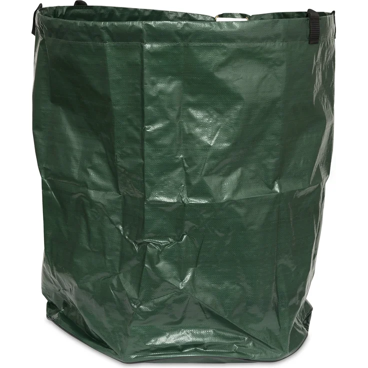 Windhager Gartenbag 80 L, Gartensack, Gartentasche, Gartenabfallsack, Laubsack faltbar platzsparend, grün, 200 g-mÂ², Durchmesser 45 x 50 cm, 06779