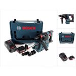 Bosch Professional GBH 18 V-26 Akku Bohrhammer SDS-Plus in L-Boxx mit GDE 18 V-16 Staubabsaugung + 1x GBA 6 Ah Akku + GAL 1880 CV Ladegerät