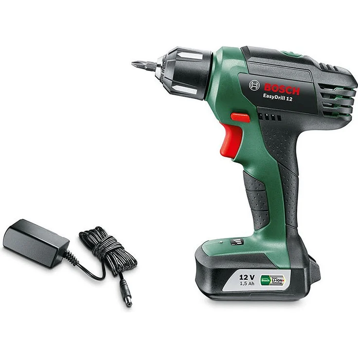 Bosch Akkuschrauber EasyDrill 12 (Akku, Ladegerät, Schrauberbit, Softcase (12 V, 1,5 Ah, 20 mm Bohr-Ø in Holz) – Bild 2