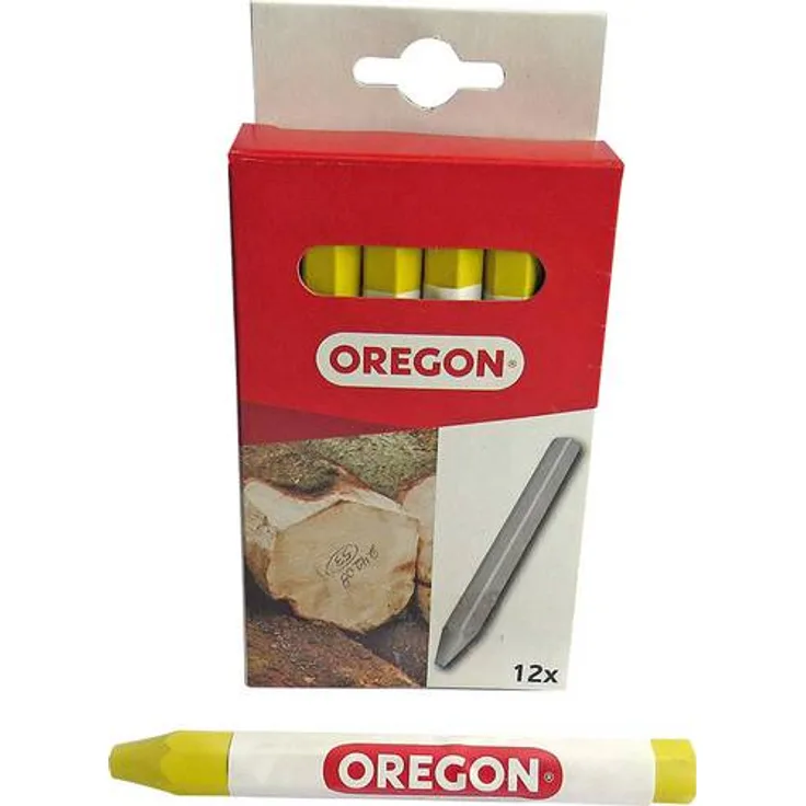 OREGON 295363 Markierkreide Gelb 12 St. Ø x L 12mm x 120mm