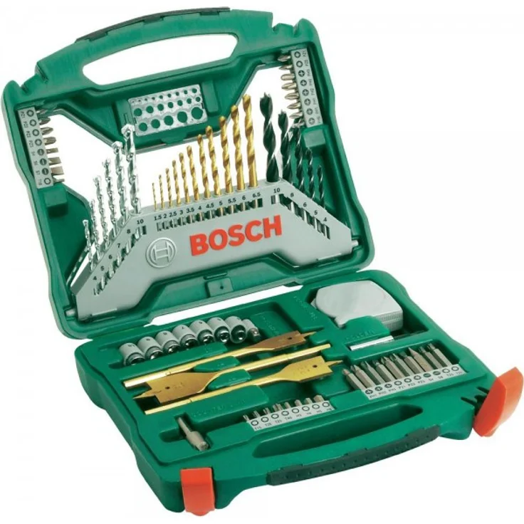 Bosch 70tlg. X-Line Titanium-Bohrer und Schrauber Set (Holz, Stein und Metall, Zubehör Bohrmaschine) – Bild 1