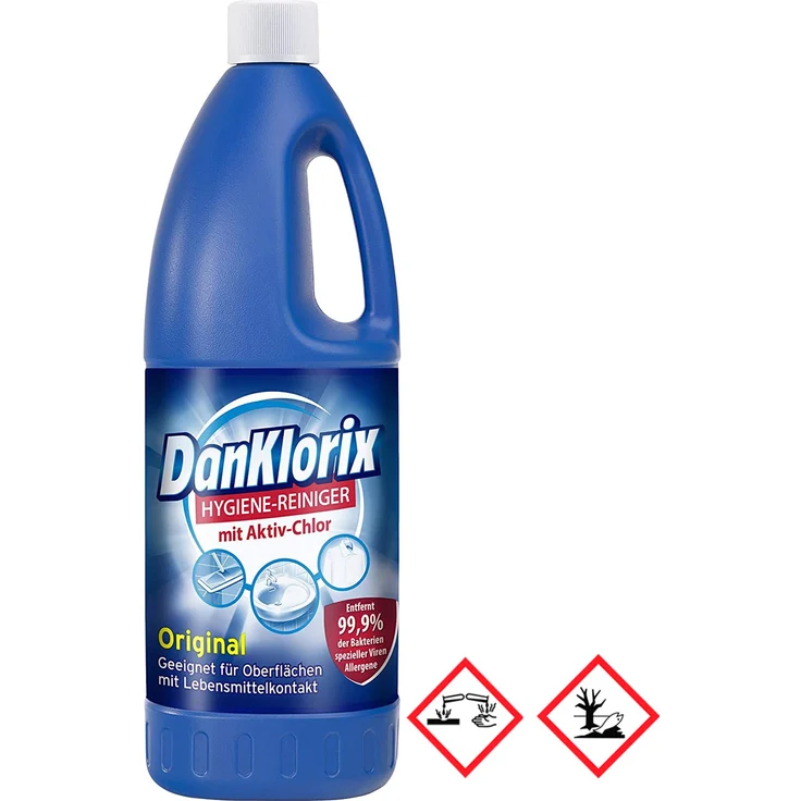 CP GABA Dan Klorix Hygiene Reiniger Kraftvoll Original mit Aktiv Chlor 1500ml – Bild 1