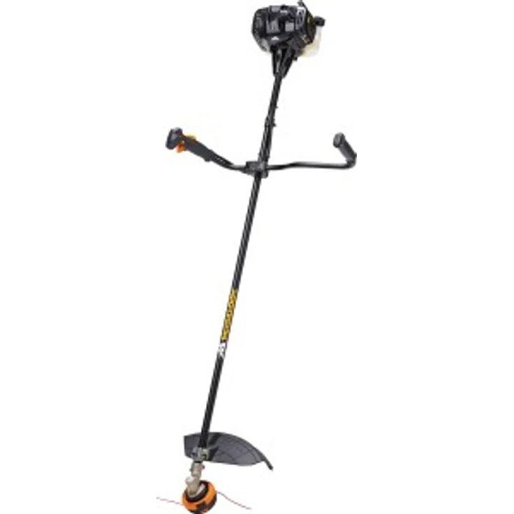 McCulloch Freischneider B33 B, Motorsense mit 52 cm Arbeitsbreite (Faden), Soft-Start Funktion, verstellbarer Handgriff (Art.-Nr. 00096-70.574.01), 900 Watt Leistung – Bild 1
