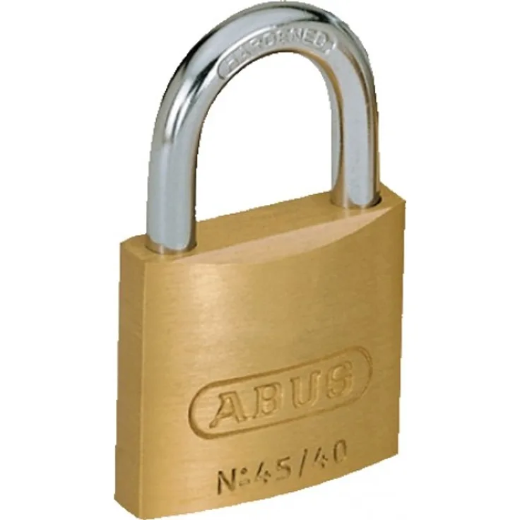 ABUS ZYLINDER-HANGSCHL.-MESS- Messinghangschloss Serie 45 80616 Nr 45- 60mm