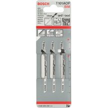 Image for Bosch Professional 3 Stück Stichsägeblatt T 101 AOF Clean for Hard Wood (Hartholz, Zubehör Stichsäge)