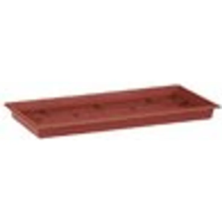 Emsa 504188 Pflanztroguntersetzer eckig 57 x 27 cm terracotta TERRA GRANDE