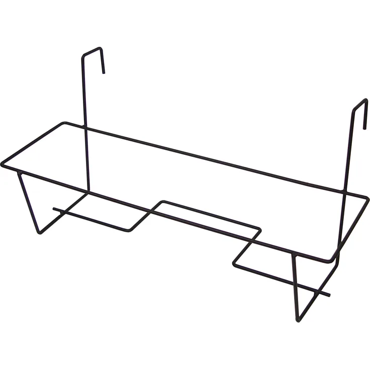 Imex El-Zorro Halterung für Blumenkästen Balkon Schmiedeeisen, geschmiedet, schwarz 40x25x28 cm Schwarz