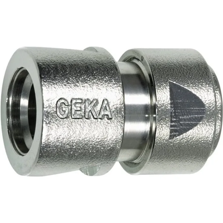 Geka 701XSB Schlauchstück Stecksystem 1/2 Zoll MS Ni mit Spannmutter 13 mm, Silber, 18 x 8 x 13 cm Bewässerungszubehör