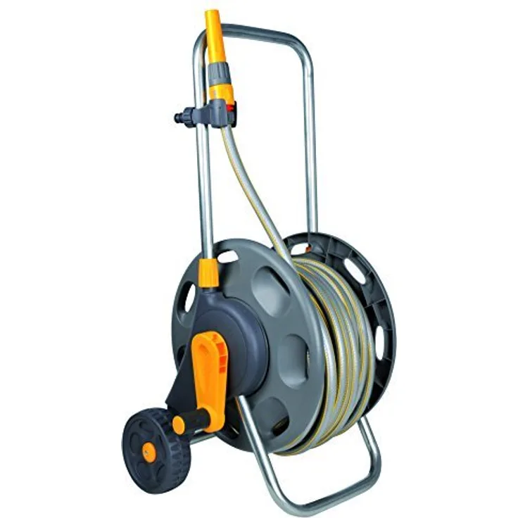 Hozelock Montierter Schlauchwagen (60 m), mit 50m Schlauch (2435)