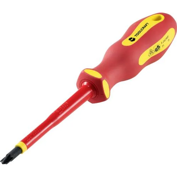 TOOLCRAFT SL/PZ2 VDE Plus/minus-Schraubendreher Größe SL/PZ 2 Klingenlänge: 100mm