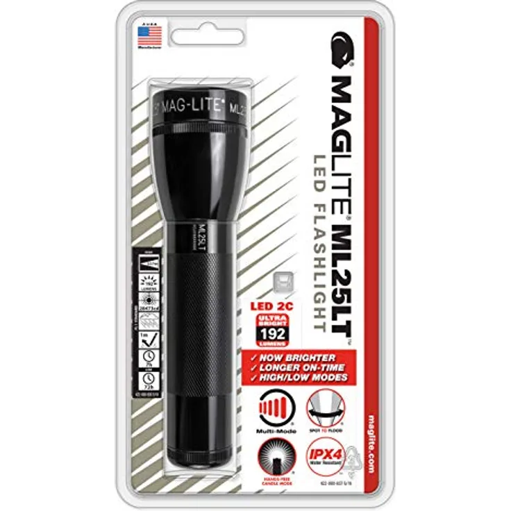 Mag-Lite Stablampe LED ML25LT schwarz