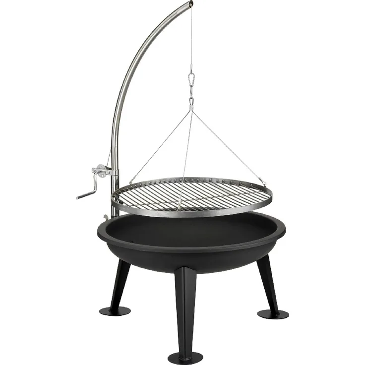 Activa Holzkohlegrill Schwenkgrill Merlin, Holzkohlegrillfläche 54,5 cm