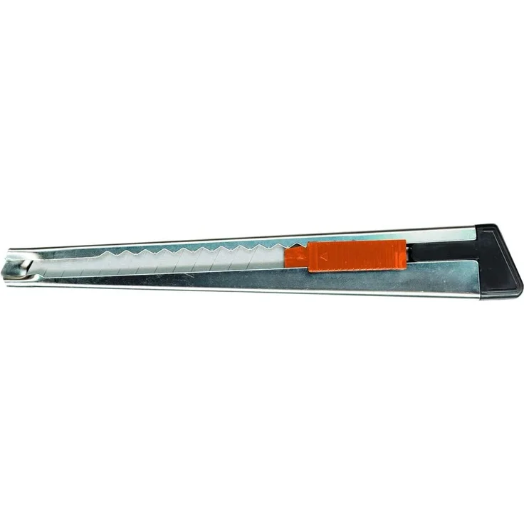 Fiskars Profi-Cuttermesser aus Metall, Flach, 9 mm, Orange-Metall, 1004619 – Bild 2