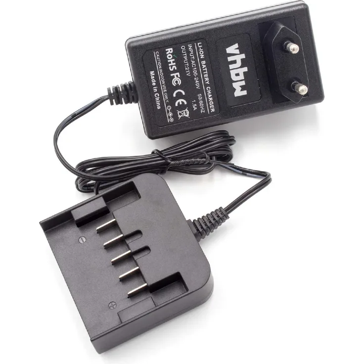 vhbw 220V Ladegerät Ladekabel passend für Werkzeug Haaga 355 accu
